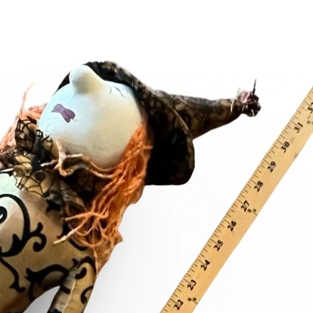 Halloween Witch Soft Sculpture Shelf Sitter by Joe Spencer